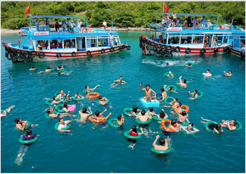 TOUR GHÉP 1 NGÀY 3 ĐẢO NHA TRANG ( HÒN MUN - LÀNG CHÀI - MINI BEACH)