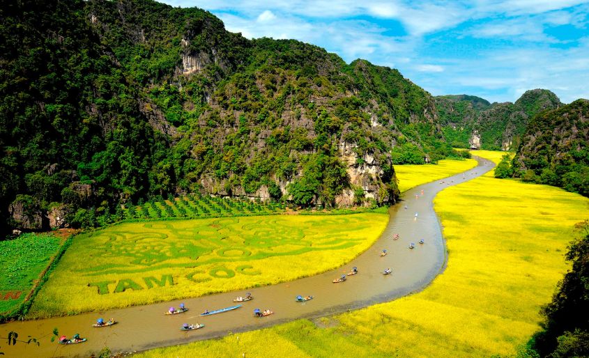 TOUR GHÉP 1 NGÀY HOA LƯ - TAM CỐC - HANG MÚA 